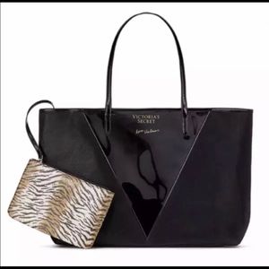 Victoria's Secret Tote Animal Print Wristlet NWT